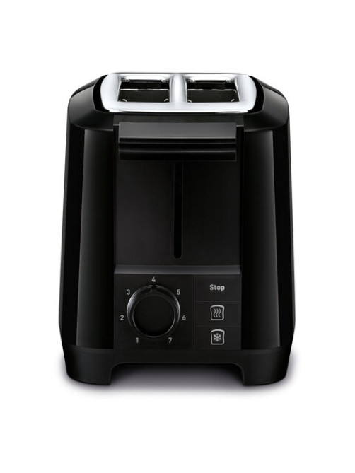 Тостер MOULINEX LT140811, 800 Вт, 2 тоста, 7 режимов, пластик, черный, 8010000210