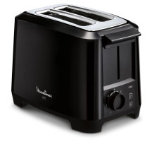 Тостер MOULINEX LT140811, 800 Вт, 2 тоста, 7 режимов, пластик, черный, 8010000210