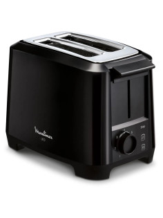 Тостер MOULINEX LT140811, 800 Вт, 2 тоста, 7 режимов, пластик, черный, 8010000210