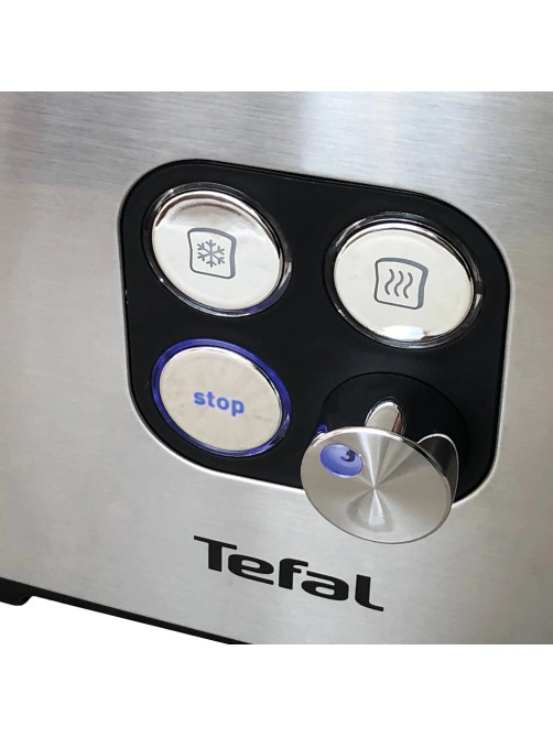 Тостер TEFAL TT420D30, 900 Вт, 2 тоста, 7 режимов, сталь, серебристый, 8000035884