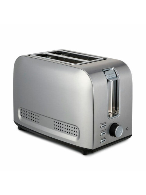 Тостер BQ (БИ-КЬЮ) T1009, 800 Вт, 2 тоста, 7 режимов, металлический, 86197956