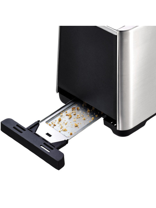 Тостер TEFAL TT420D30, 900 Вт, 2 тоста, 7 режимов, сталь, серебристый, 8000035884