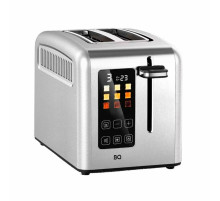 Тостер BQ (БИ-КЬЮ) T2002, 950 Вт, 2 тоста, 9 режимов, сенсорное управление, нержавеющая сталь, 86197754