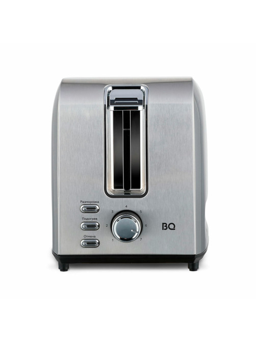 Тостер BQ (БИ-КЬЮ) T1009, 800 Вт, 2 тоста, 7 режимов, металлический, 86197956