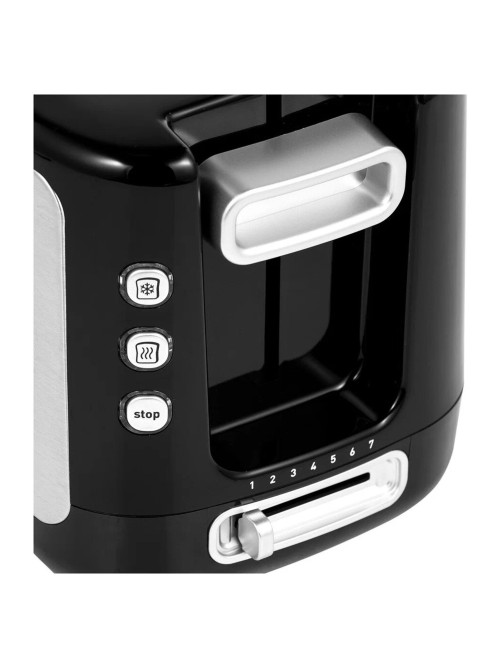 Тостер TEFAL TT365031, 850 Вт, 2 тоста, 7 режимов, механическое управление, металл/пластик, серебристый/черный, 7211002582