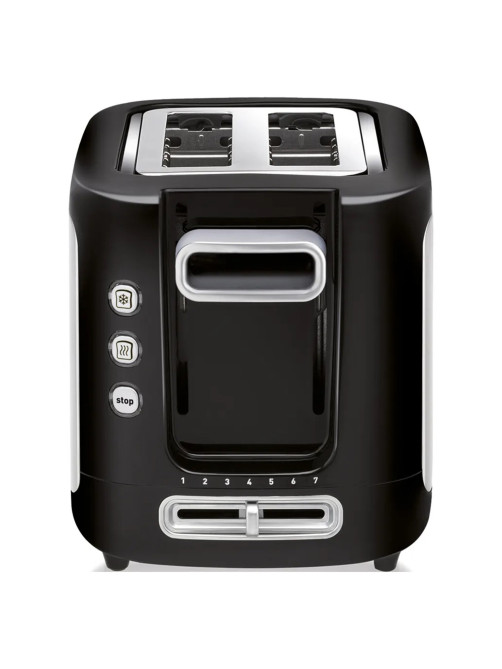 Тостер TEFAL TT365031, 850 Вт, 2 тоста, 7 режимов, механическое управление, металл/пластик, серебристый/черный, 7211002582