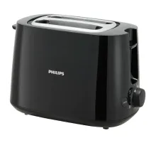 Тостер PHILIPS HD2581/90, 830 Вт, 2 тоста, 8 режимов, пластик, черный