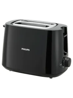 Тостер PHILIPS HD2581/90, 830 Вт, 2 тоста, 8 режимов, пластик, черный