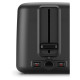 Тостер BOSCH TAT3P423, 970 Вт, 2 тоста, 5 режимов, металл, черный