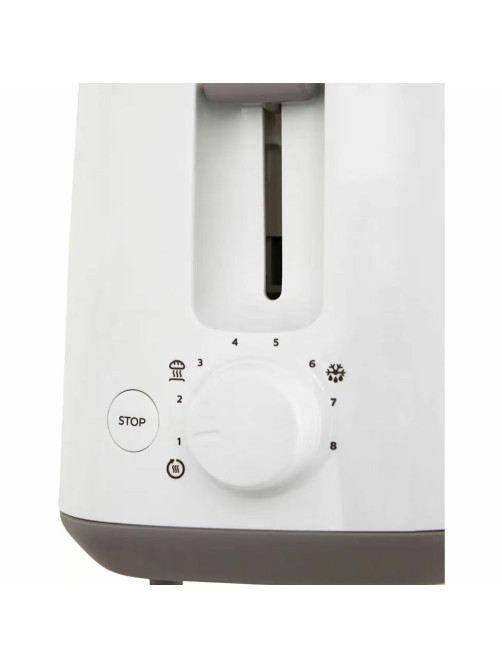 Тостер PHILIPS HD2581/00, 830 Вт, 2 тоста, 8 режимов, пластик, белый