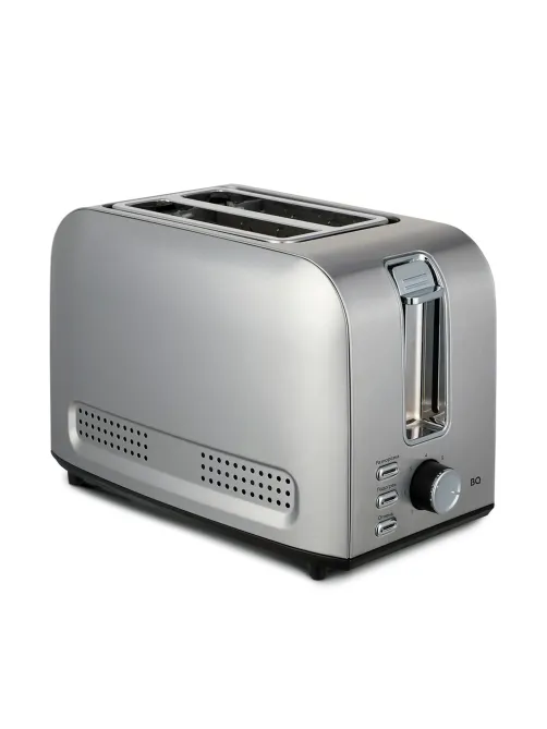 Тостер BQ (БИ-КЬЮ) T1009, 800 Вт, 2 тоста, 7 режимов, металлический, 86197956