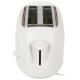 Тостер POLARIS PET 0702L, 750 Вт, 2 тоста, 6 режимов, механическое управление, пластик, белый, 03277