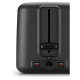 Тостер BOSCH TAT3P423, 970 Вт, 2 тоста, 5 режимов, металл, черный