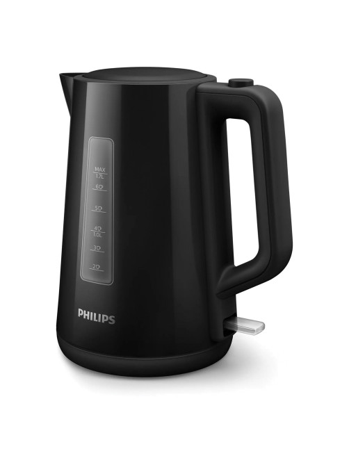 Чайник PHILIPS HD9318/20, 1,7 л, 2200 Вт, закрытый нагревательный элемент, пластик, черный