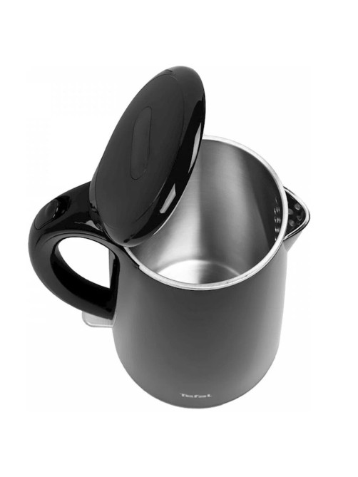 Чайник TEFAL KO260830, 1,7 л, 2150 Вт, закрытый нагревательный элемент, двойные стенки, пластик, черный, 7211002465