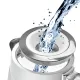 Чайник POLARIS PWK 1715 CGL, 1,7 л, 1850-2200 Вт, закрытый нагревательный элемент, стекло, белый, 54125, PWK 1715 CGL w