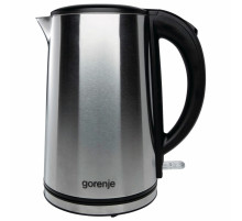 Чайник GORENJE K15DWS, 1,5 л, 2200 Вт, закрытый нагревательный элемент, металл, 740214