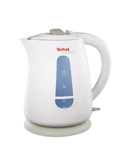 Чайник TEFAL KO29913E, 1,5 л, 2200 Вт, закрытый нагревательный элемент, пластик, белый, 7211000396