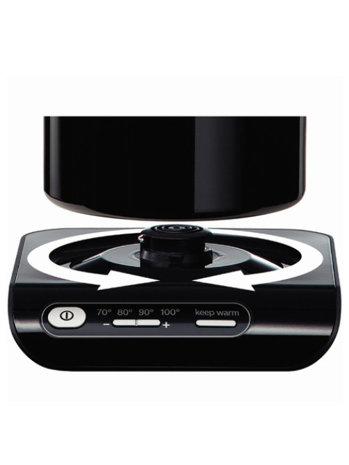 Чайник BOSCH TWK8613P, 1,5 л, 2400 Вт, закрытый нагревательный элемент, нержавеющая сталь, черный