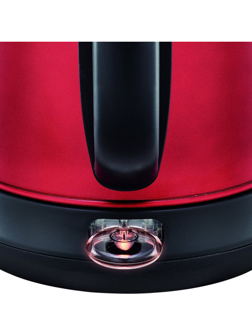 Чайник TEFAL KI270530, 1,7 л, 2400 Вт, закрытый нагревательный элемент, сталь, красный, 7211002431