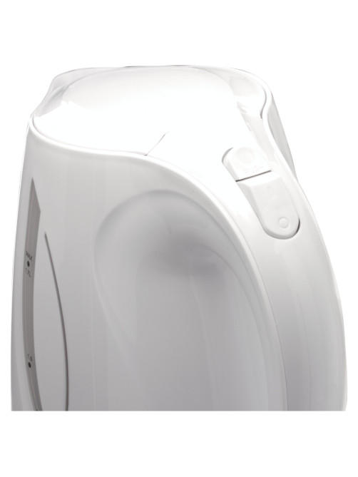 Чайник SONNEN KT-1758, 1,7 л, 2200 Вт, закрытый нагревательный элемент, пластик, белый, 453415