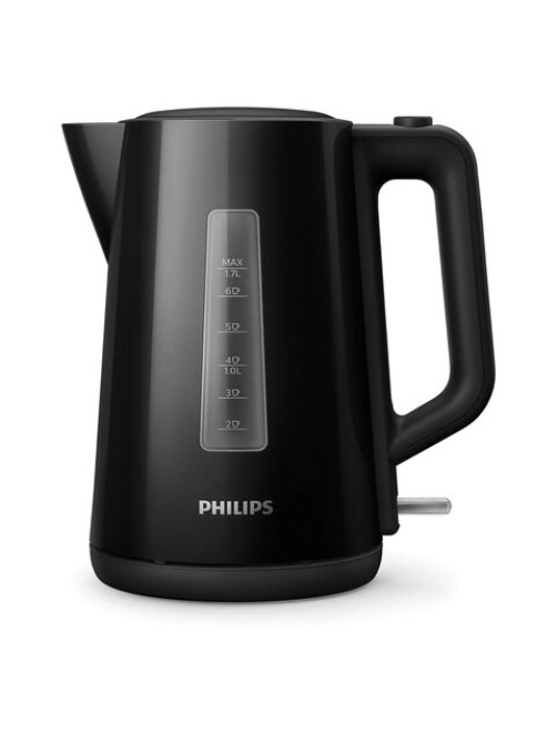 Чайник PHILIPS HD9318/20, 1,7 л, 2200 Вт, закрытый нагревательный элемент, пластик, черный