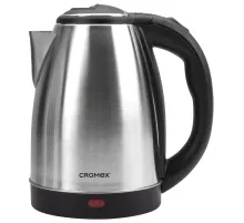 Чайник CROMEX (КРОМЕКС) KT-115, 1,5 л, 1500 Вт, закрытый нагревательный элемент, нержавеющая сталь, серебристый, 452925