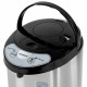 Термопот SONNEN TP-60, 6 л, 900 Вт, 1 температурный режим, 3 режима подачи воды, сталь, черный/серебро, 456713