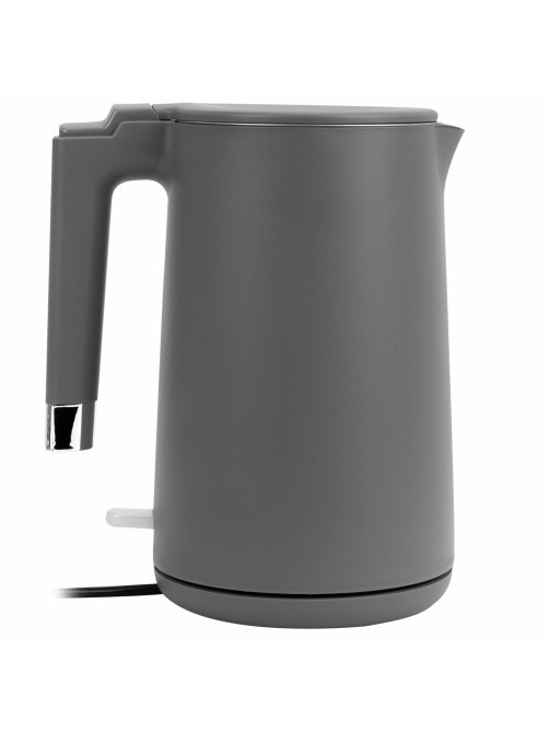 Чайник электрический с двойными стенками SONNEN KT-8719G, 1,5 л, 2200 Вт, графитовый, 454693