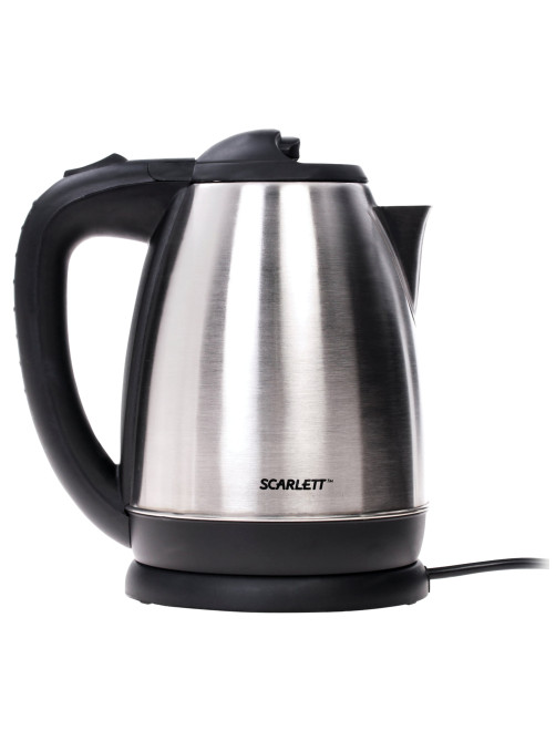 Чайник SCARLETT SC-EK21S20, 1,8 л, 1600 Вт, закрытый нагревательный элемент, сталь
