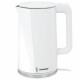 Чайник электрический с двойными стенками SONNEN KT-8718W, 1,7 л, 2200 Вт, белый, 454685
