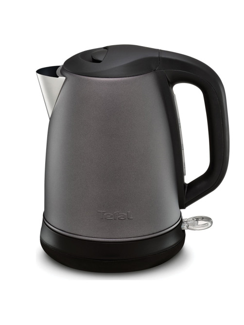 Чайник TEFAL KI270930, 1,7 л, 2400 Вт, закрытый нагревательный элемент, сталь, графитовый, 7211002432