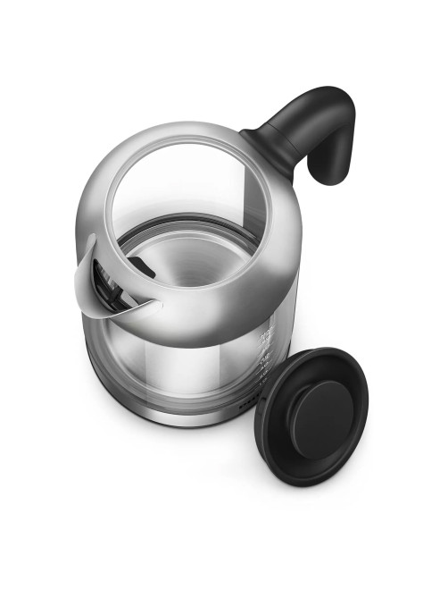 Чайник PHILIPS HD9339/80, 1,7 л, 2200 Вт, закрытый нагревательный элемент, стекло, серебристый