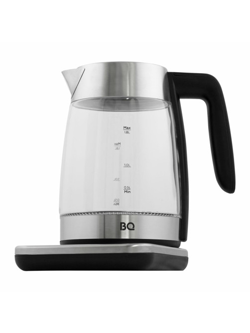 Чайник BQ (БИ-КЬЮ) KT1736G, 1,8 л, 2200 Вт, закрытый нагревательный элемент, ТЕРМОРЕГУЛЯТОР, стекло, 86190523