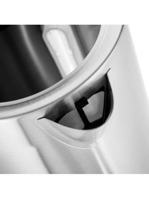 Чайник с терморегулятором BRAYER BR1060, 1,7 л, 2200 Вт, закрытый нагревательный элемент, сталь
