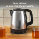 Чайник TEFAL KI150D30, 1,7 л, 2400 Вт, закрытый нагревательный элемент, сталь, серебристый, 7211001458