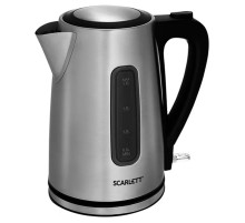 Чайник SCARLETT SC-EK21S13, 1,7 л, 2200 Вт, закрытый нагревательный элемент, стальной