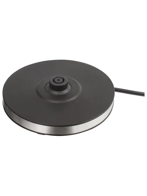 Чайник SONNEN KT-1788, 1,7 л, 2200 Вт, закрытый нагревательный элемент, стекло, черный, подсветка, 454349