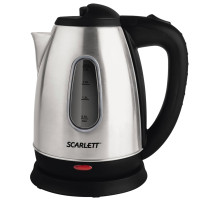 Чайник SCARLETT SC-EK21S20, 1,8 л, 1600 Вт, закрытый нагревательный элемент, сталь