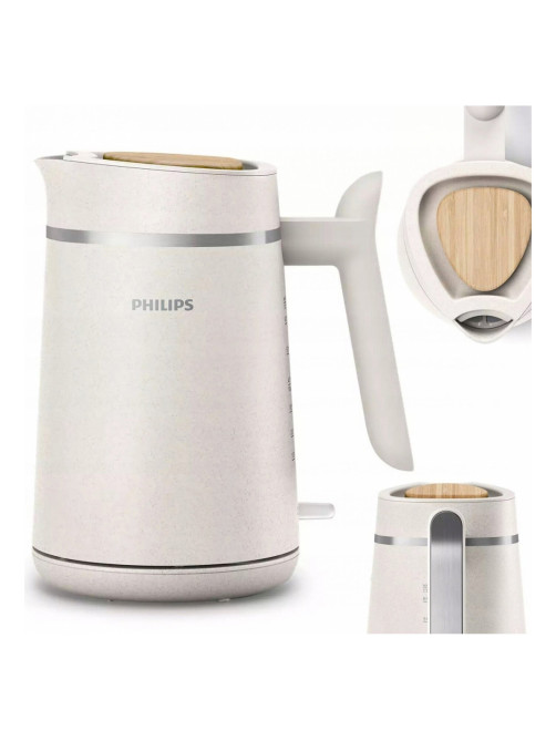 Чайник PHILIPS HD9365/10, 1,7 л, 2200 Вт, закрытый нагревательный элемент, пластик, слоновая кость