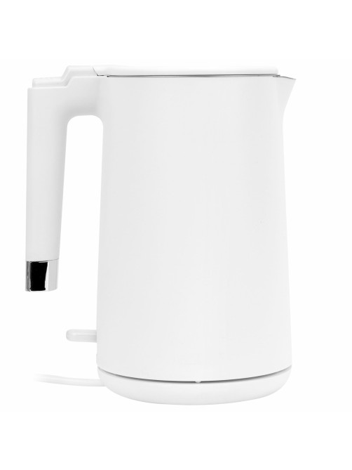 Чайник электрический с двойными стенками SONNEN KT-8719W, 1,5 л, 2200 Вт, белый, 454691