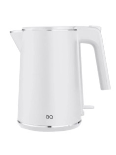 Чайник электрический с двойными стенками BQ (БИ-КЬЮ) KT1716P, 1 л, 1800 Вт, белый, 86199027