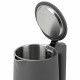 Чайник электрический с двойными стенками SONNEN KT-8719G, 1,5 л, 2200 Вт, графитовый, 454693