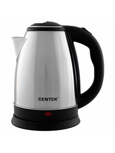 Чайник CENTEK CT-1068, 2 л, 2000 Вт, закрытый нагревательный элемент, сталь