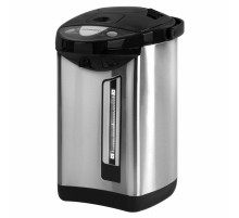 Термопот SONNEN TP-50, 5 л, 900 Вт, 1 температурный режим, 3 режима подачи воды, сталь, белый/серебро, 456711