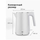 Чайник электрический с двойными стенками BQ (БИ-КЬЮ) KT1716P, 1 л, 1800 Вт, белый, 86199027