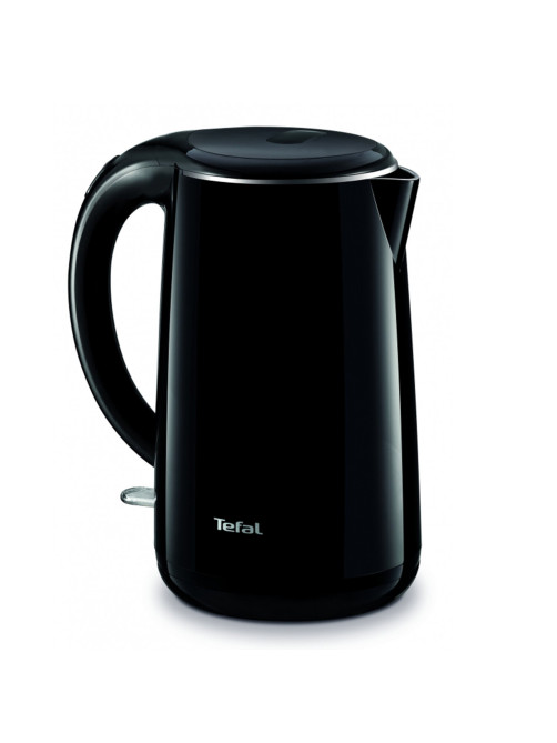Чайник TEFAL KO260830, 1,7 л, 2150 Вт, закрытый нагревательный элемент, двойные стенки, пластик, черный, 7211002465