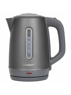 Чайник SCARLETT SC-EK21S42, 1,8 л, 1800 Вт, закрытый нагревательный элемент, стальной корпус