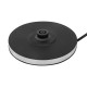 Чайник электрический с терморегулятором SONNEN KT-1809D, 1,8 л, 2200 Вт, 5 цветов подсветки, 5 температур, стекло текстура ромб, 455141