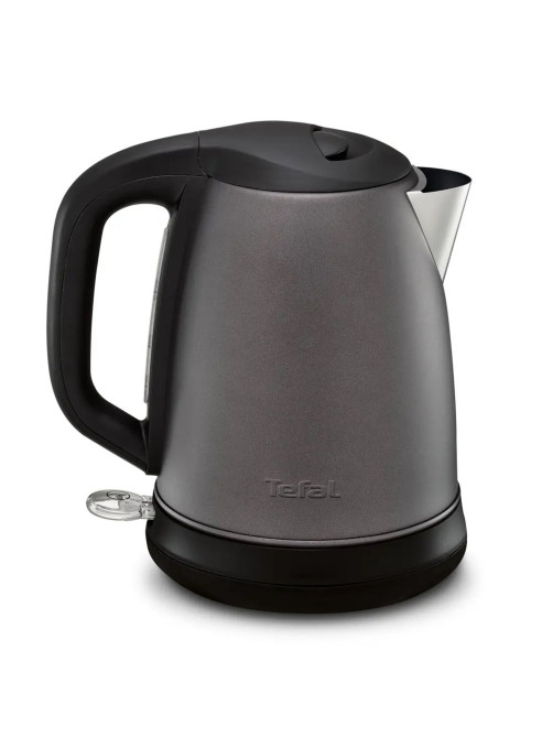Чайник TEFAL KI270930, 1,7 л, 2400 Вт, закрытый нагревательный элемент, сталь, графитовый, 7211002432